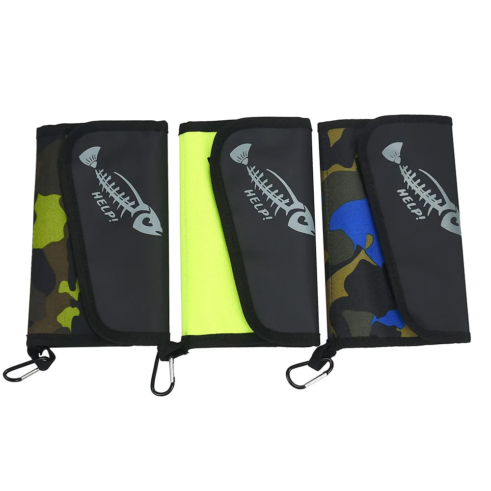 New Fishing Lure Storage Handbag Waterproof Bait Bags Fishing Tackle Bag with Carbiner Portable Soft Bait Case Sea Tackle