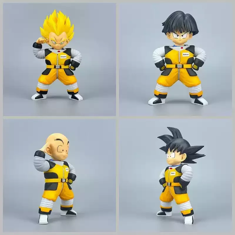 

Новая коллекционная фигурка из аниме Dragon Ball: Гоку, Гохан, Крилин, Вегета в костюме космонавта (Q-версия) – декор для рабочего стола для фанатов аниме