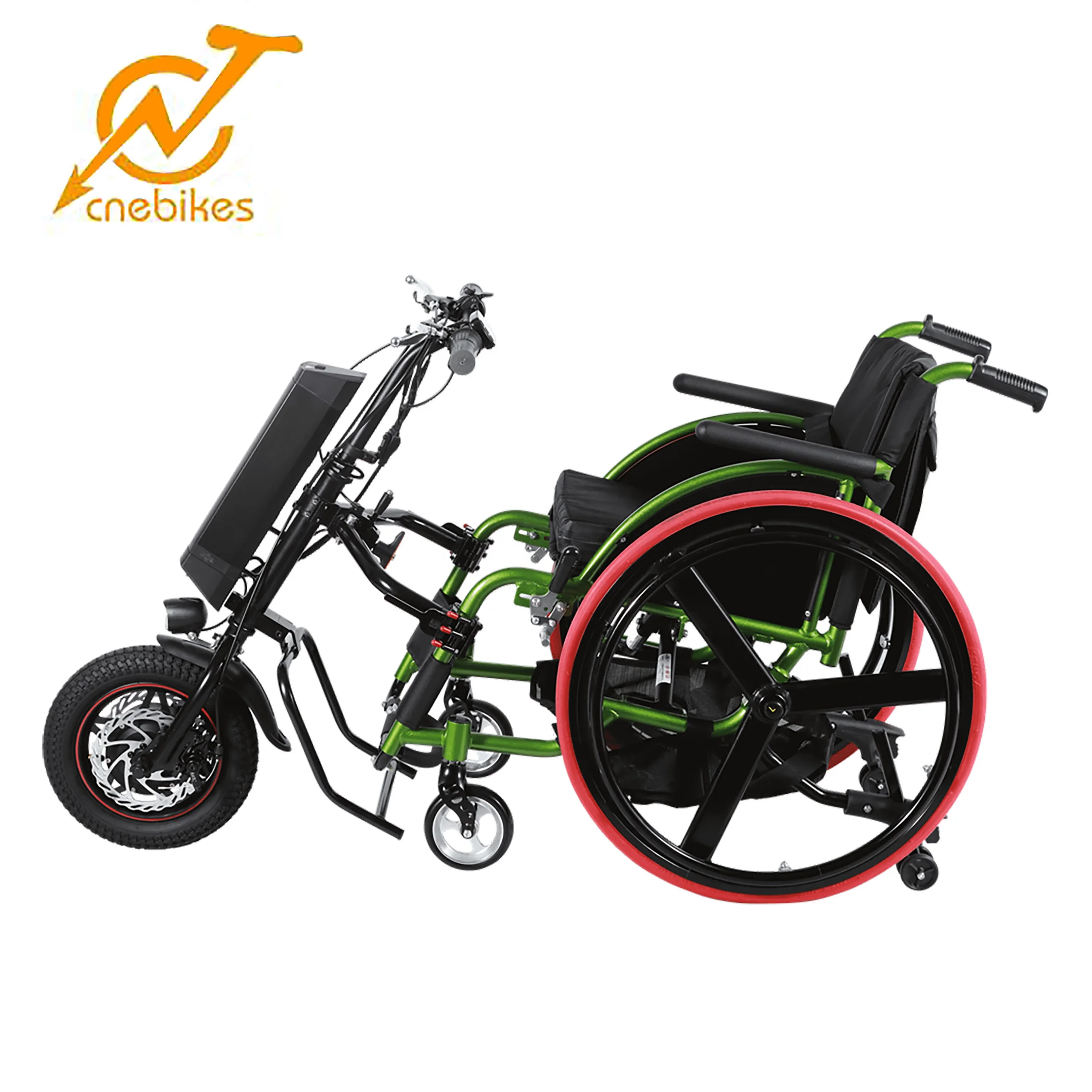 CE proved 12\'\'comfortable wheelchair handbike 350w electric wheelchair handcycle for the disabled