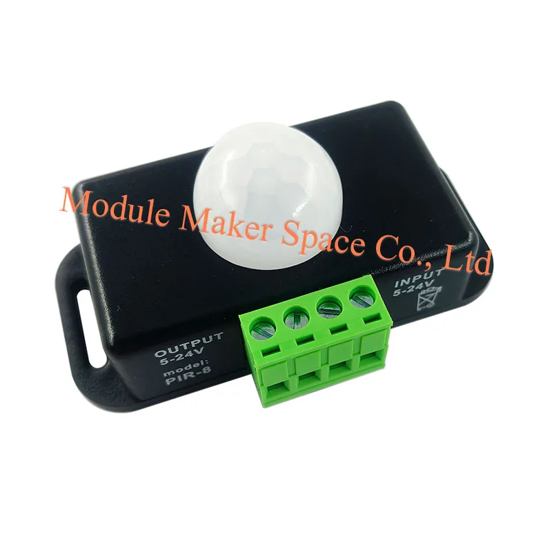 Smart PIR Motion Sensor Switch for Monochromatic LED Strip Light, Cabinet Closet Stair Corridor Lighting, Auto On/Off 120° Angle