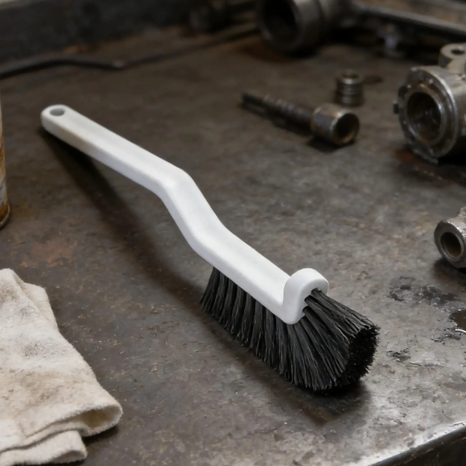 Picture 7: Hard Bristles Crevice Brush, Multipurpose Gap Cleaner for Bathroom Kitchen Toilet Tile Corner Daily Deep Cleaning Use