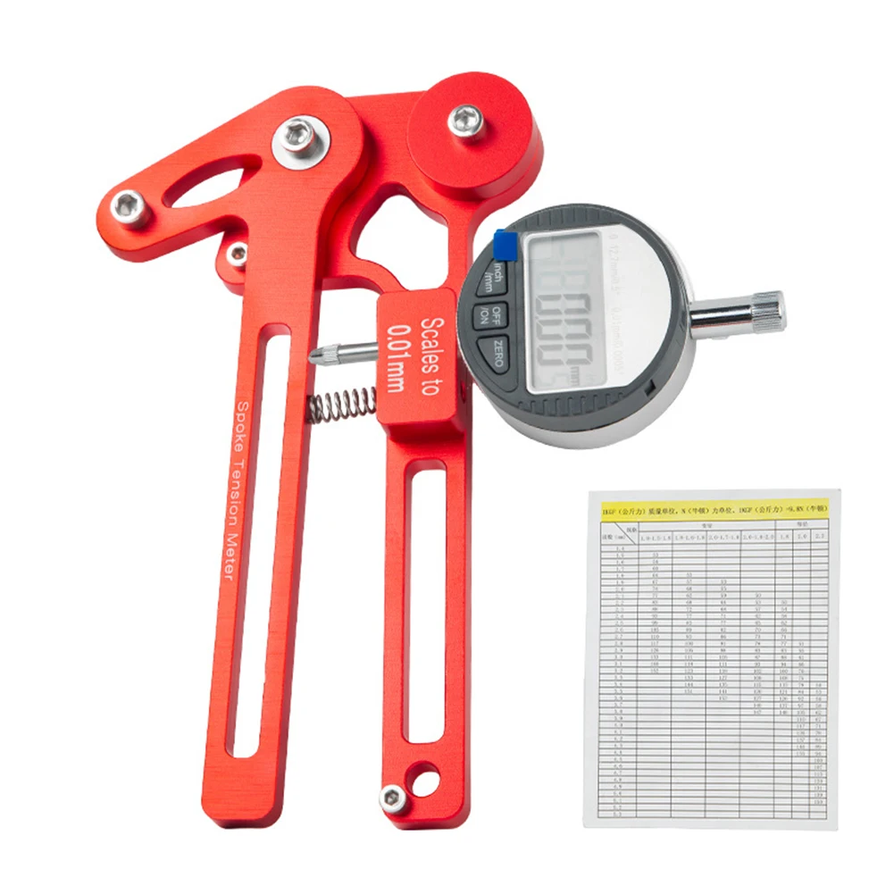 

Bicycle Spoke Tension Meter Wheel Manufacturing Tool Wire Tension 190x112x31mm Mountain Bikes Road Cuycling Repari Tools