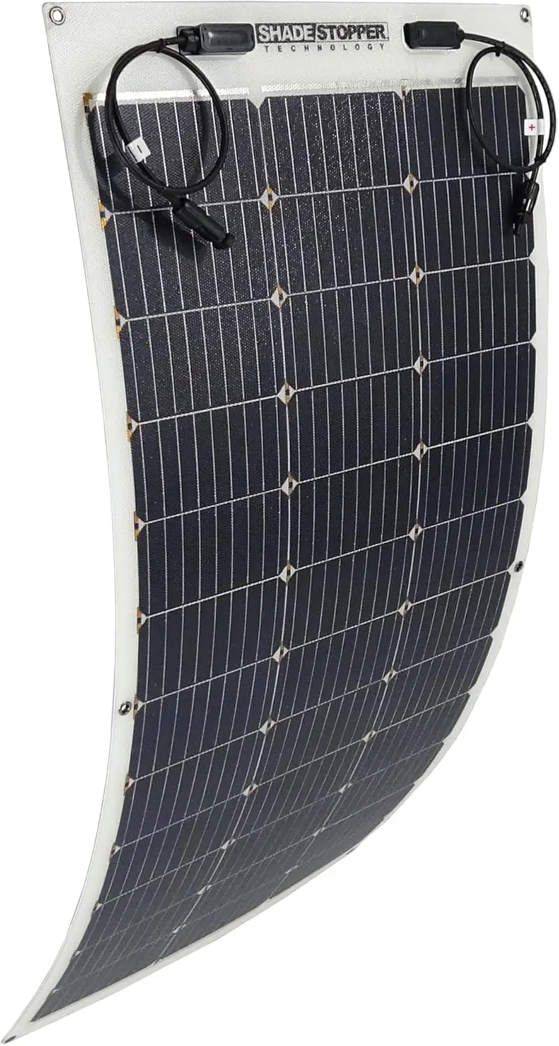 100 Watt Flexible Solar Panel With Shade Stopper Technology