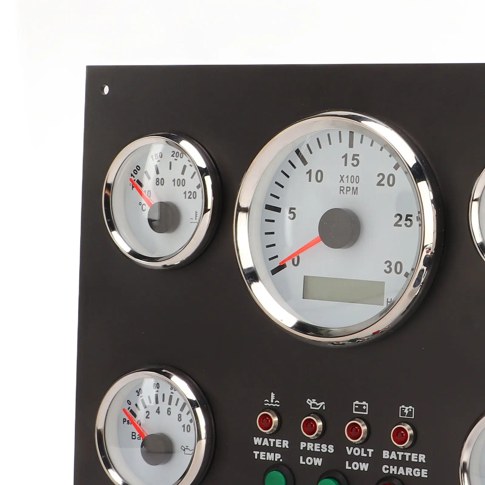 เครื่องยนต์รถเรือรถบรรทุกGauge Dashแผงคลัสเตอร์โปรแกรมเครื่องวัดแผง 335*200 มม