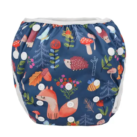 [Sigzagor] LARGE Big Baby Swim Diaper Nappy Swimsuit Swimwear One Size Nappy Reusable Girl Boy Toddler 18 to 49lbs 8kg to 22kg