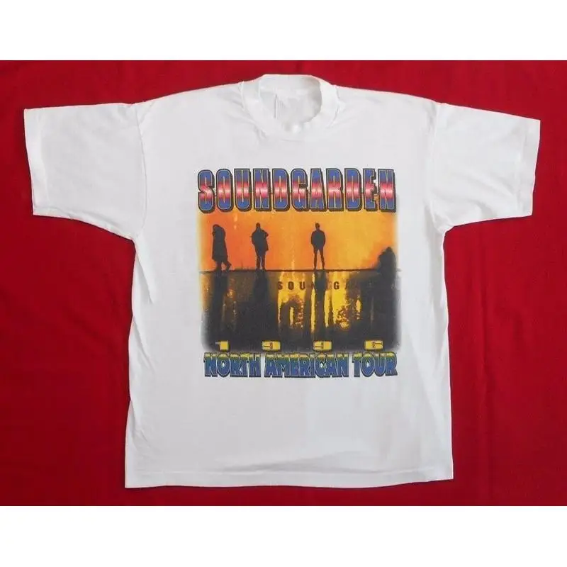 

Винтажная футболка Soundgarden 90, черная мужская, S 234XL