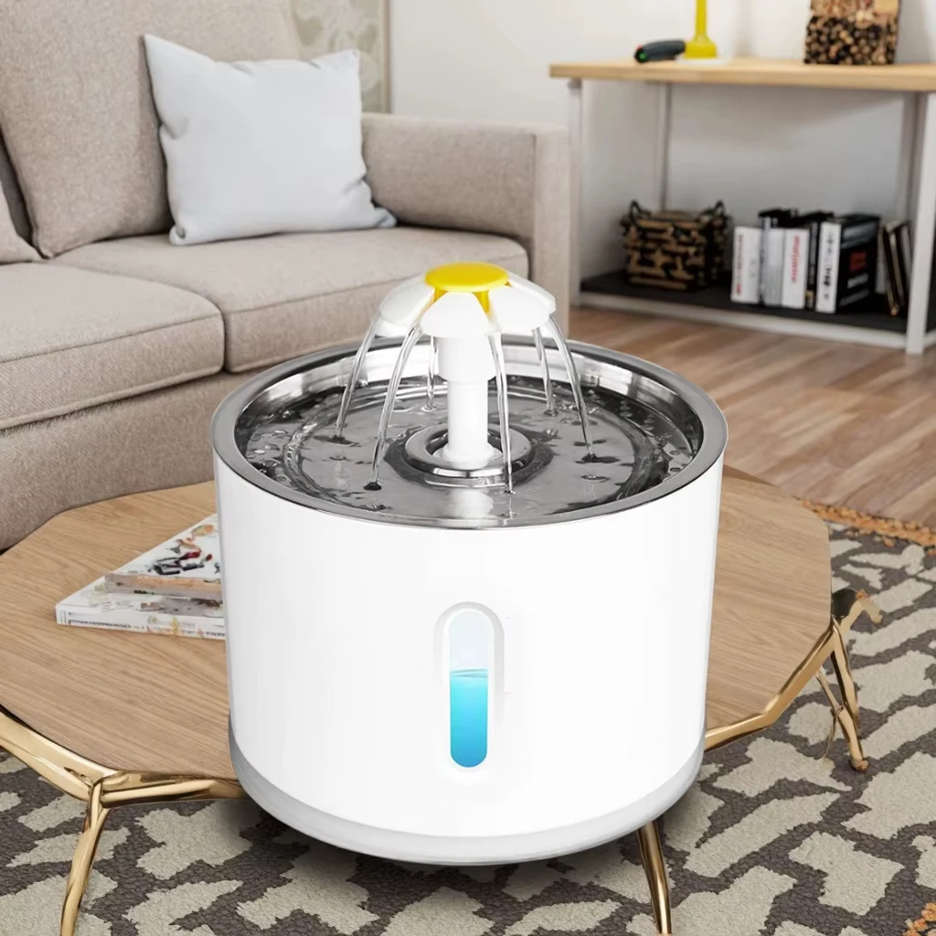 Automatic Stainless Steel Pet Water Fountain Cat Drinking Water Dispenser