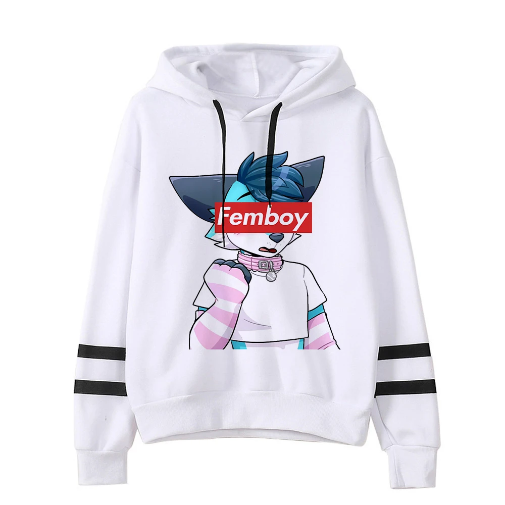 Women Men Funny Y2k Hoodies Fashion Femboy Hooters Sweatshirt Femboys Harajuku Hooded 2000s Vintage Hip Hop Pullovers Streetwear