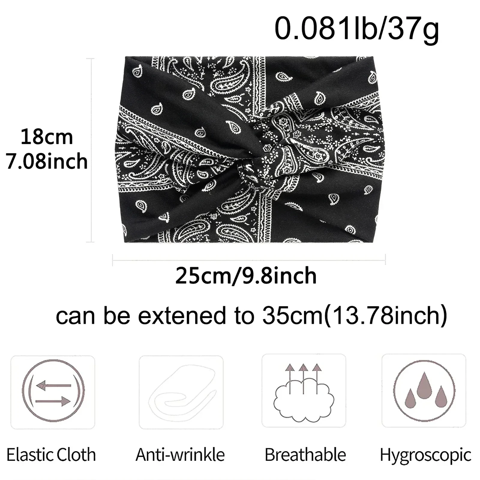 الملتوية واسعة Headbands للنساء اضافية كبيرة عمامة تجريب عقال موضة اليوغا العصابات الشعر بوهو الملتوية سميكة إكسسوارات الشعر #2