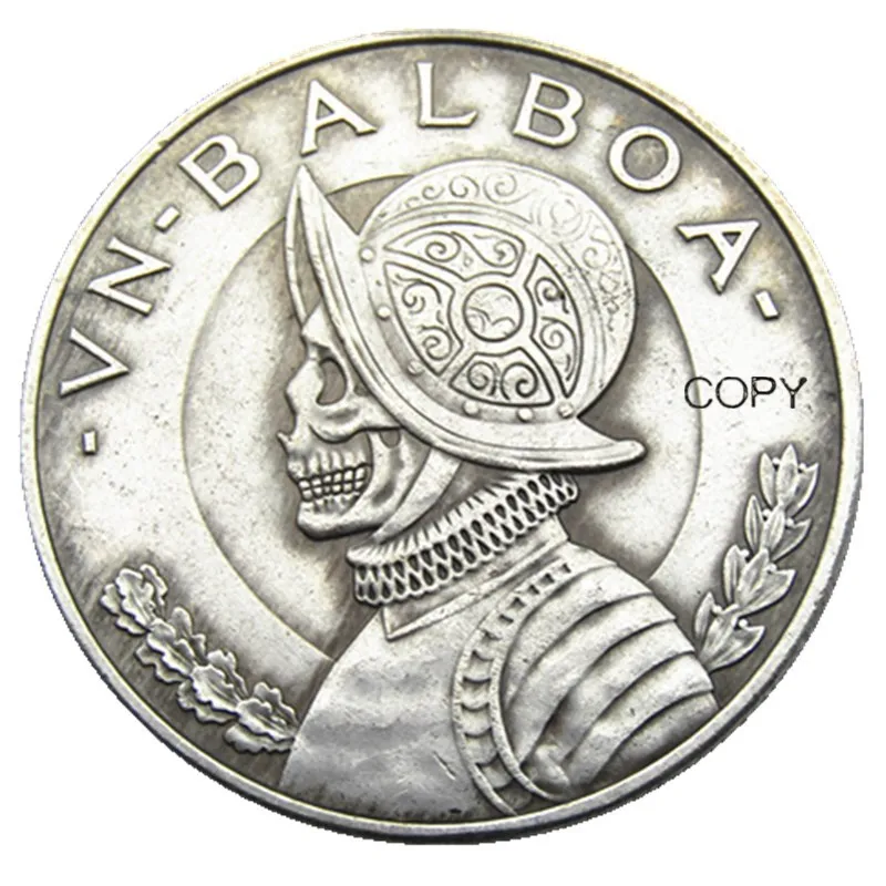 

HOBO Panama 1931 Balboa Silver Plated Foreign Copy Coin