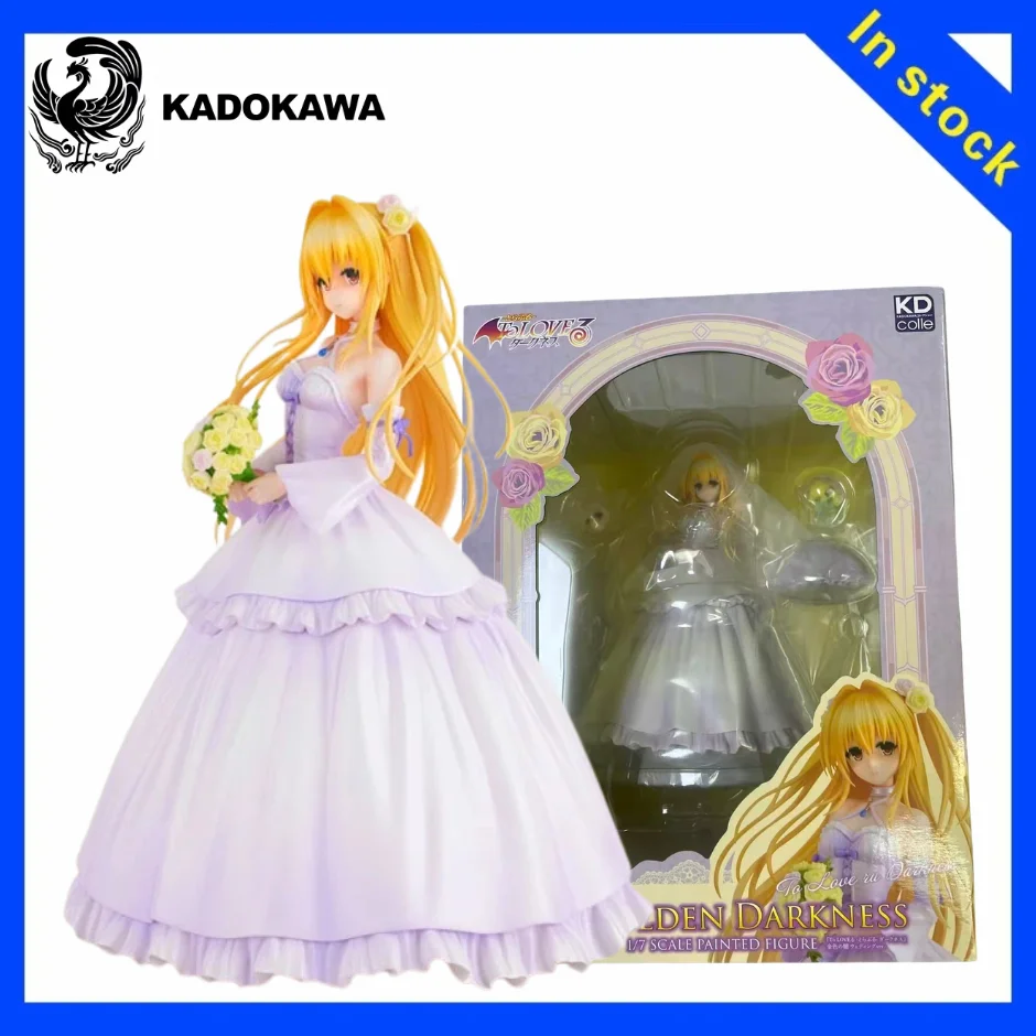 【ZW】KADOKAWA KDcolle Golden Darkness Wedding Dress Ver. 1/7 Scale Figures Model Toys Gifts