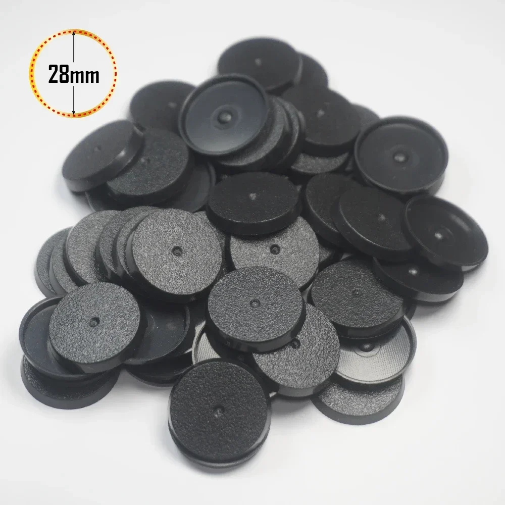 28mm Round Bases  for Gaming Miniatures and Table Games