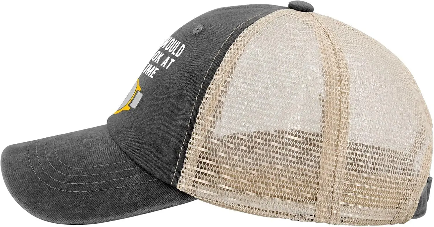 Hecho en EE. UU. Beer Time Funny Beer Can Pop Top Reloj de pulsera Sombreros para hombres Gorras de béisbol bajas