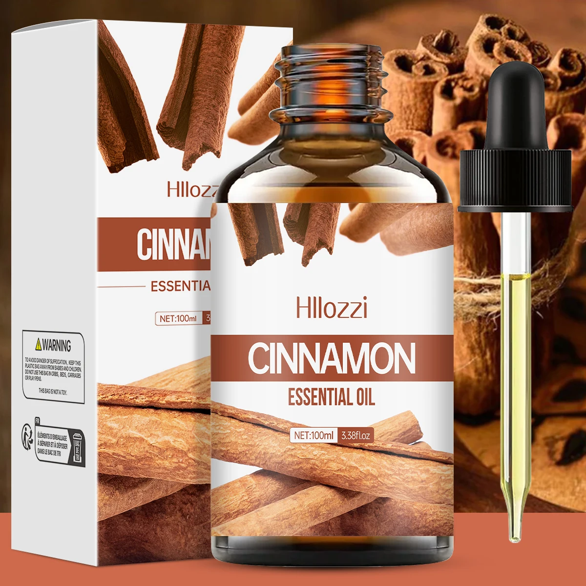 Cinnamon essential oil can be used in skin care, in aromatherapy diffusers, and is suitable for all skin types.