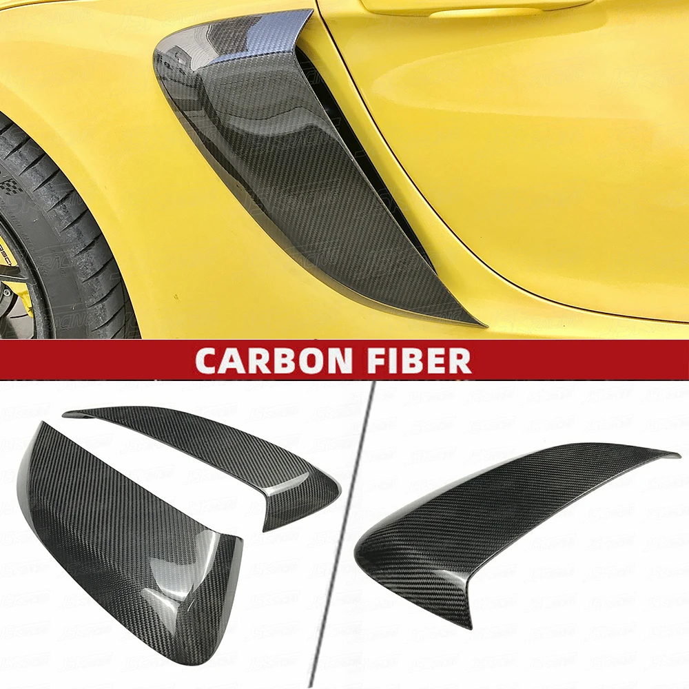 G Style Carbon Fiber Side Vents For Porsche Boxster 718 2016-2019