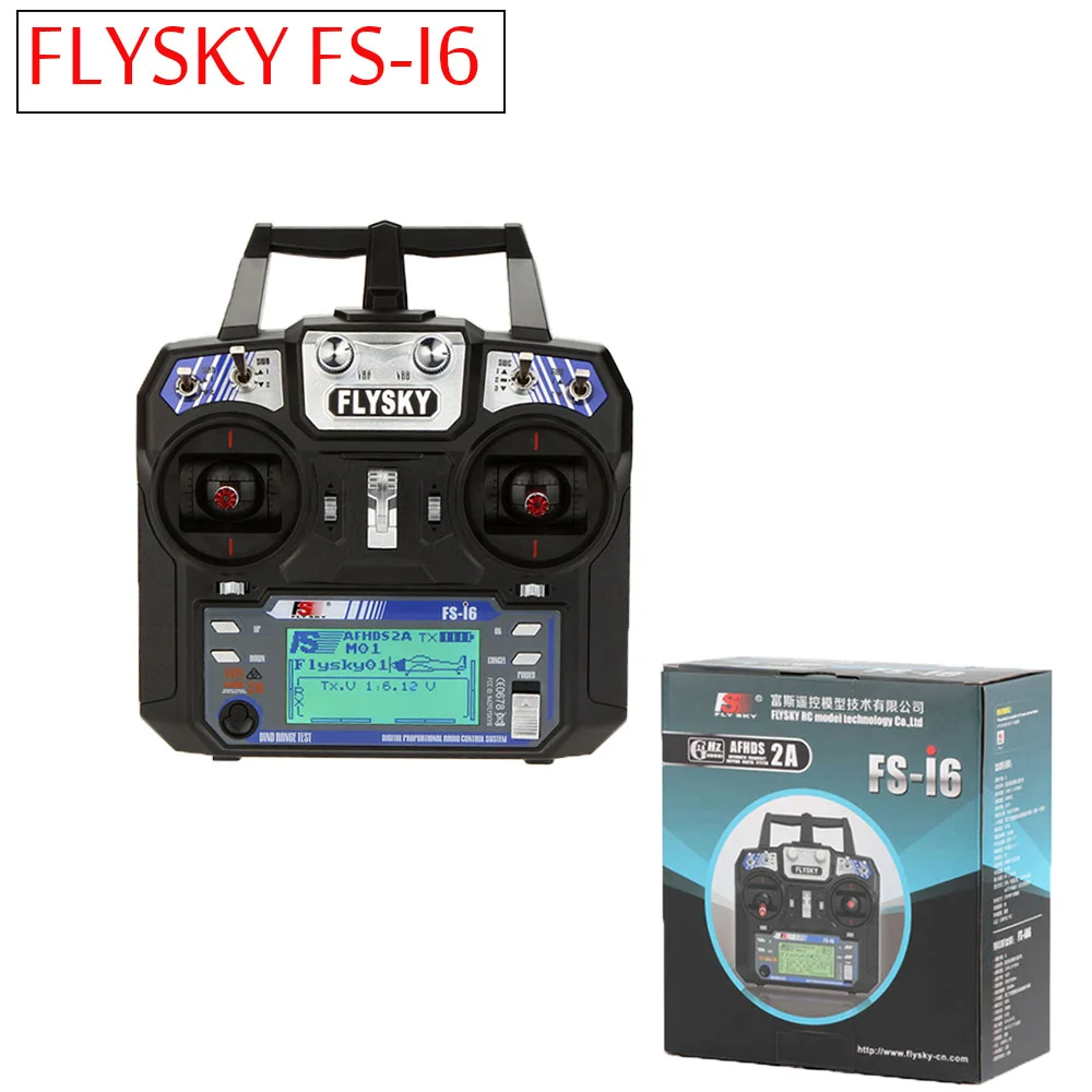 Flysky FS-i6 I6 2.4G 6CH AFHDS RC Transmitter With FS-iA6 FSiA6B Receiver for RC Airplane Helicopter FPV Racing Drone