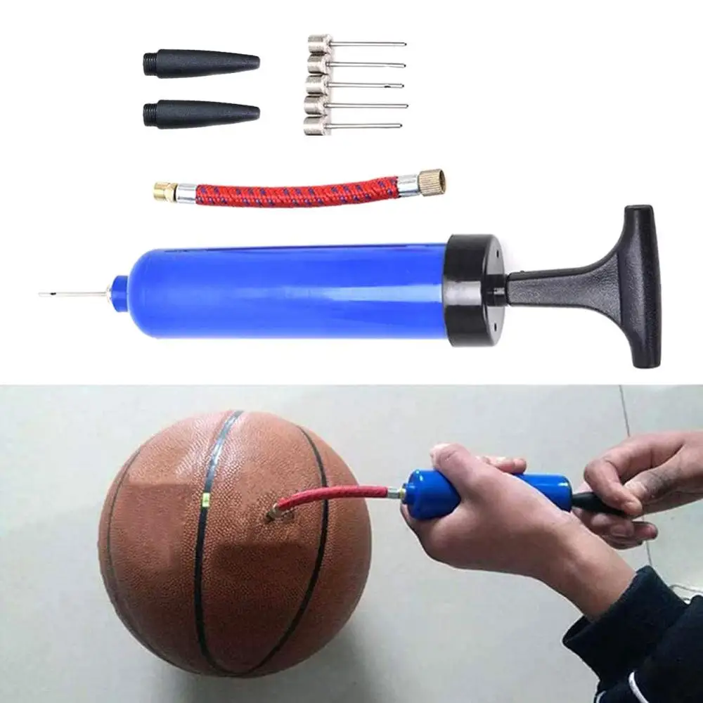 Bicycle Pump Balloon Football Basketball Inflatable Manual Air Pump Inflator Tools Life Buoys Yoga Balls Pump Biycle Accessories