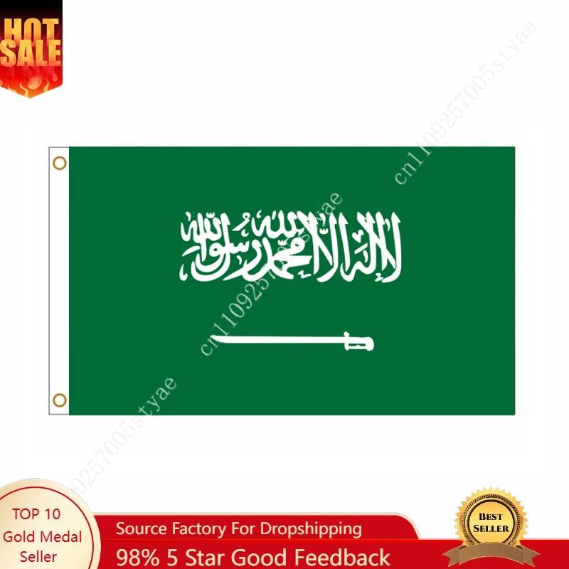 

Saudi Arabia Flag Saudi Arabia National Flags Wall decoration Sign Banner Poster For Outdoor indoor 90x150cm Kingdom of Saudi A