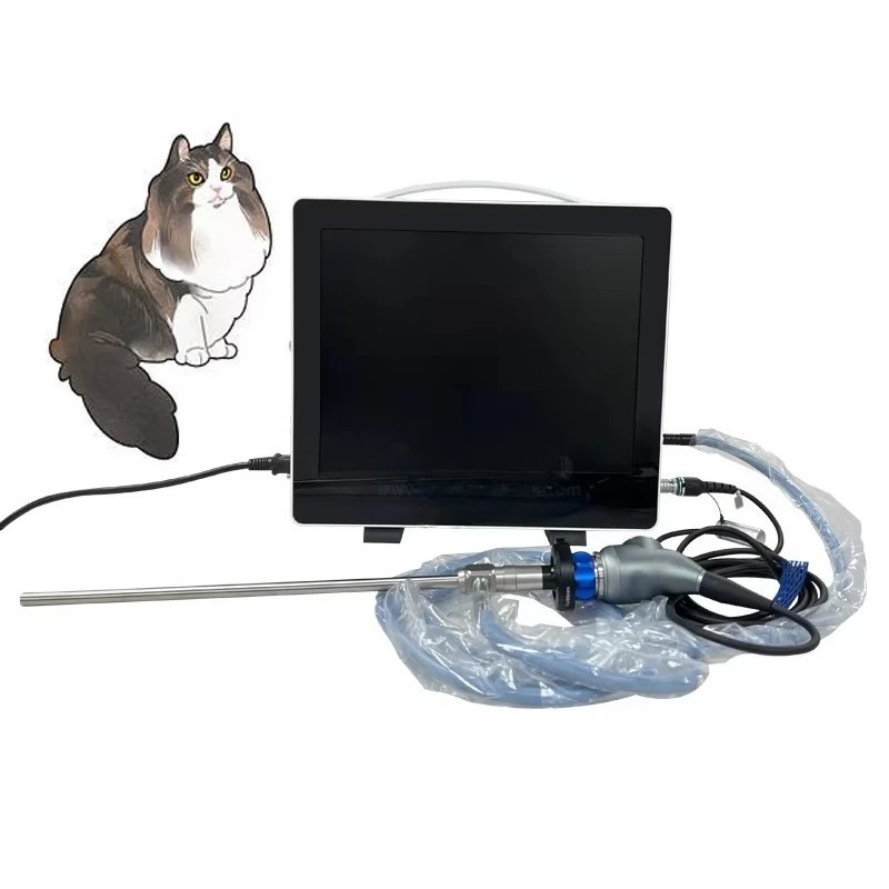 SY-PS050mini 15-inch portable compact high definition screen CMOS veterinary endoscope imaging system for animals at an affordab