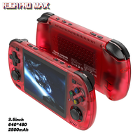 BOYHOM Green R36H PRO MAX Retro Gaming Console 4.2-inch IPS Screen RK3326 Processor 3000mAh Battery Open-Source Linux System Por