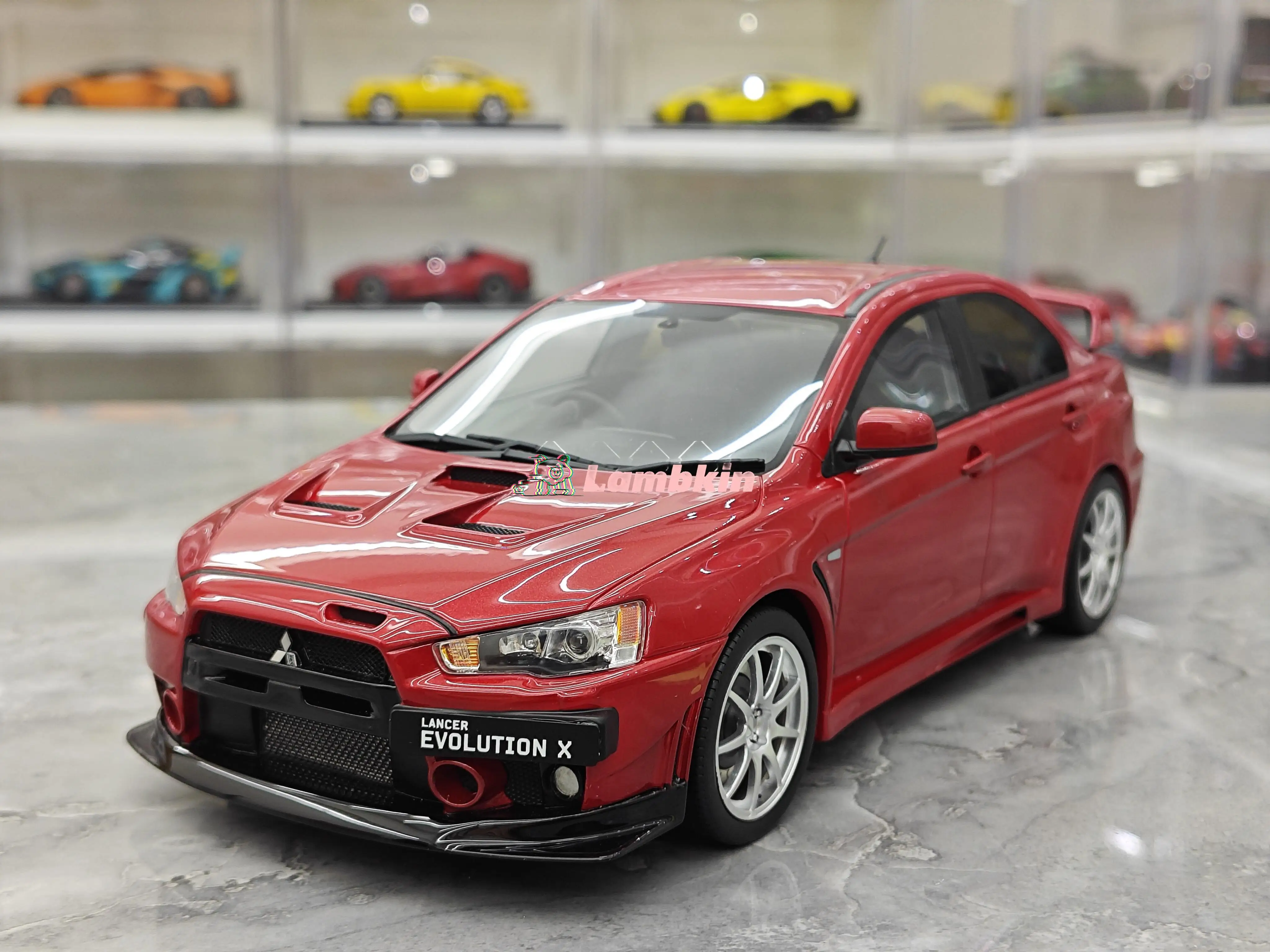 OTTO 1/18 Lancer EVO 10th Generation X FQ 400 Limited Edition Simulated Resin Car Model