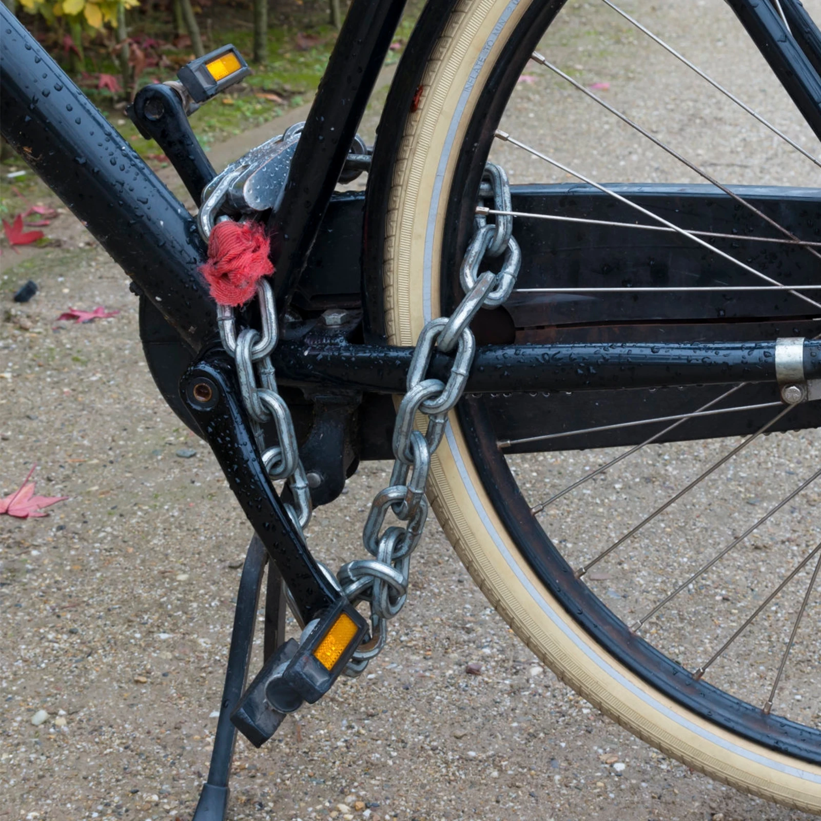 

1Set Anti-Theft Galvanized Steel Latch Sturdy Home Security Bike Car Silver Thick Durable Door Anti-Theft Latch Lock Bike Lock