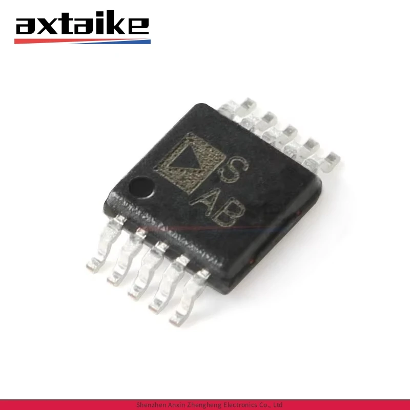 ADG736 ADG736BRM ADG736BRMZ ADG736BRMZ-REEL7 SAB MSOP-10 CMOS Low Voltage 2.5Ω 82dB 200MHz Dual SPDT Switch IC SMD Chip