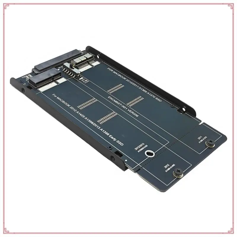 M.2 SSD Adapter Formacbook 2010/2011 A1370 SSD A1425 A1398 MC975 MC976 Case Enclosure SATA 22Pin To2010 2011 2012 SSD Converter