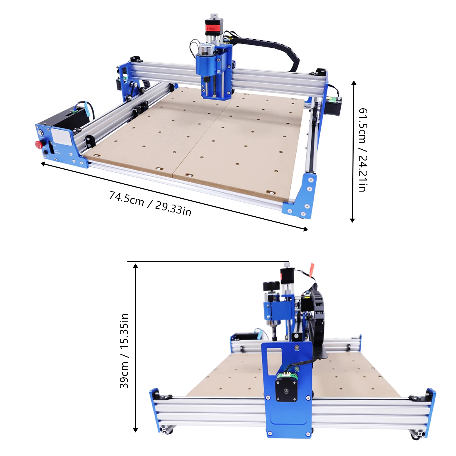 CNC Pro Fräsmaschine Kit, Gravier maschine, Router-Maschine, USB, 4040, 100W