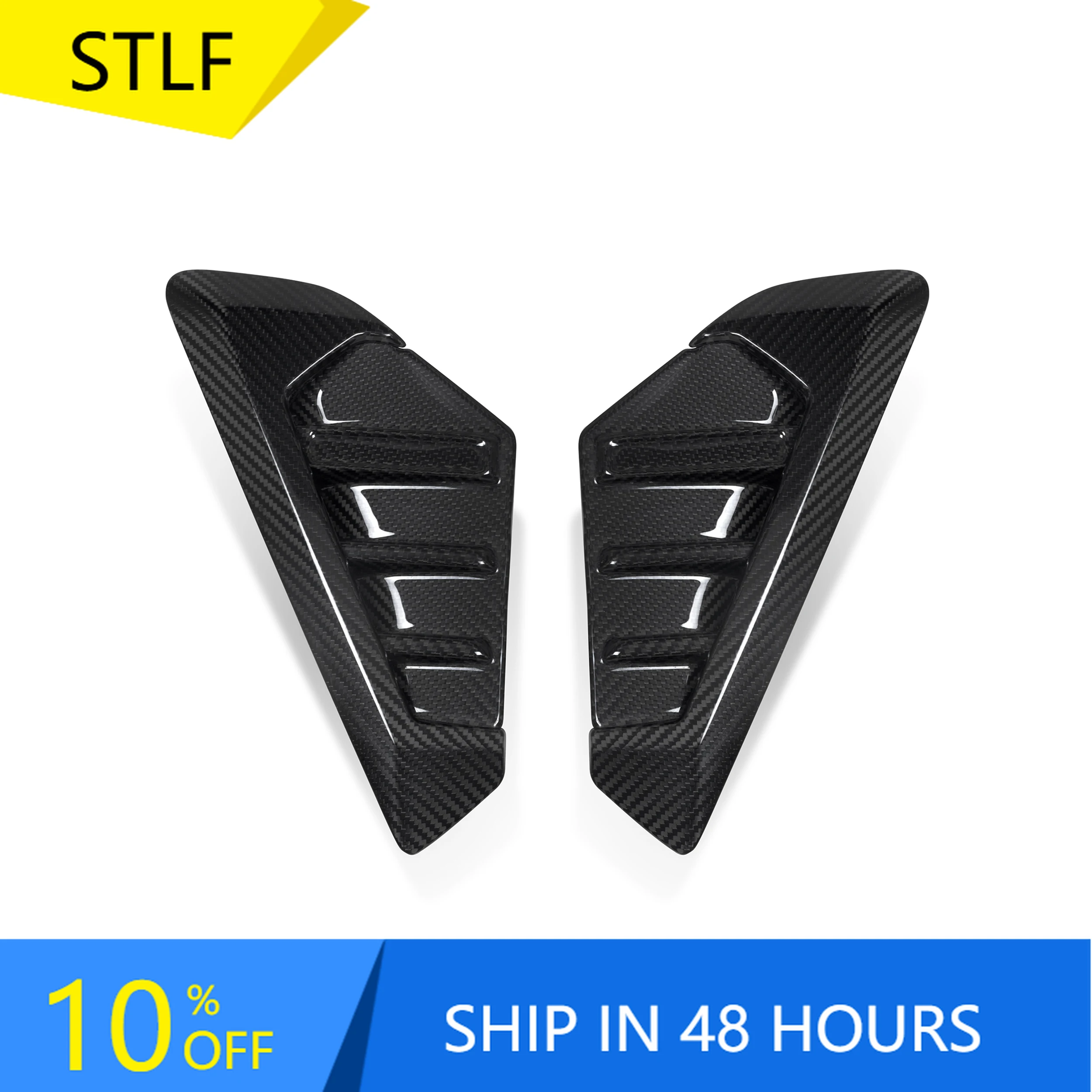 

STLFDry Carbon Fiber G05 Fender Trims MP Style for BMWs X5 G05 Sports LCI 2023+ G05 Car Front Fender Trims