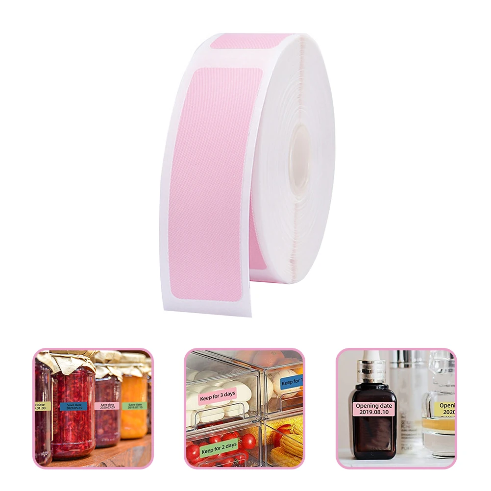 

160 Pcs Thermal Labels Self Adhesive Price Tags Paper for Printer Sticker Sheets Pink Supermarket Retail Grocery Store
