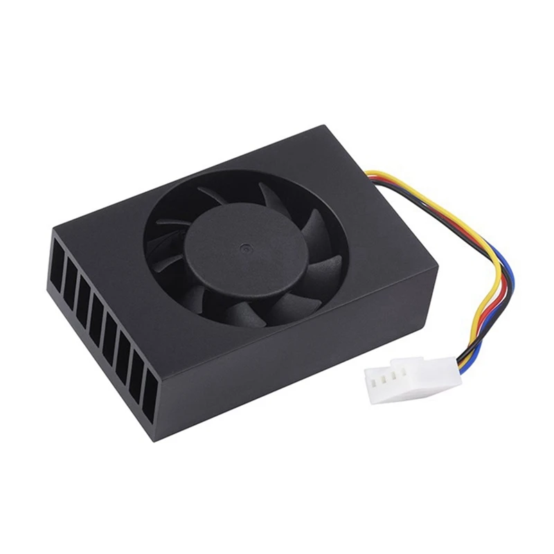 For Jetson Nano Fan Heatsink Cooler PWM Cooling Fan Black Aluminum Alloy For JETSON NANO MINI