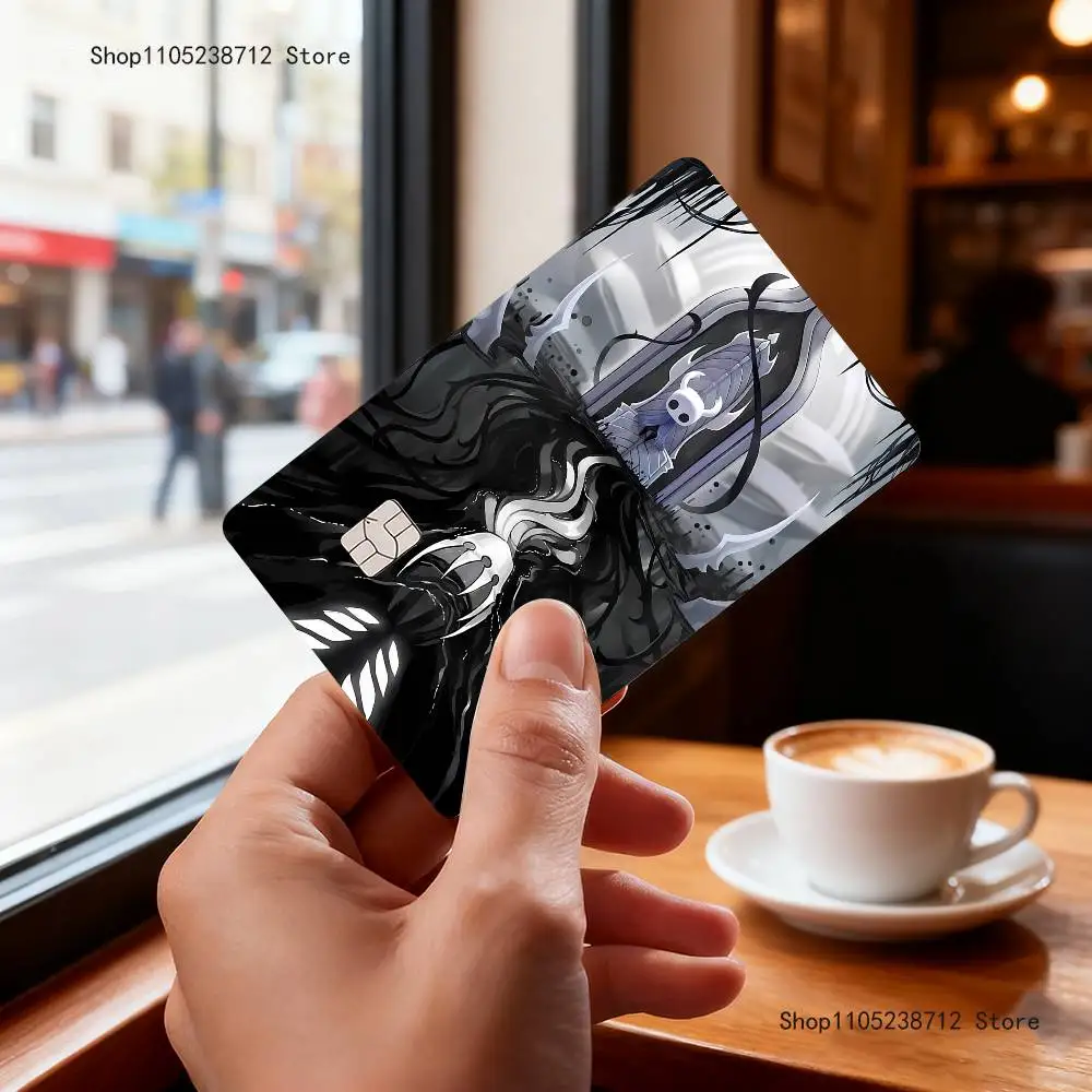 Horror Anime H-Hollow K-Knights crédito débito autobús campus tarjeta de acceso decoración fresca pegatinas impermeables resistentes a los arañazos