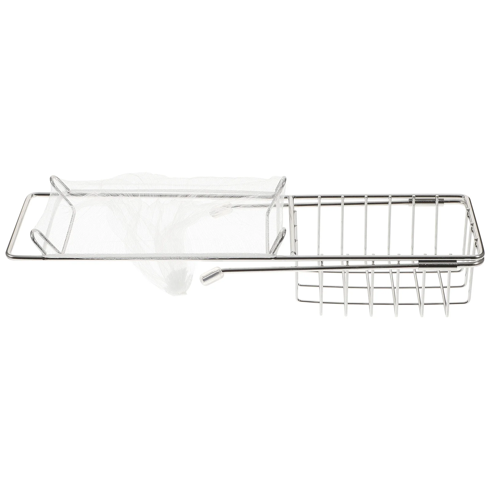 

Water Slot Storage Rack 33.5-53.5Cm Retractable Sink Organizer For Dishes Vegetables Sponges Expandable Drain Basket Dish Drying