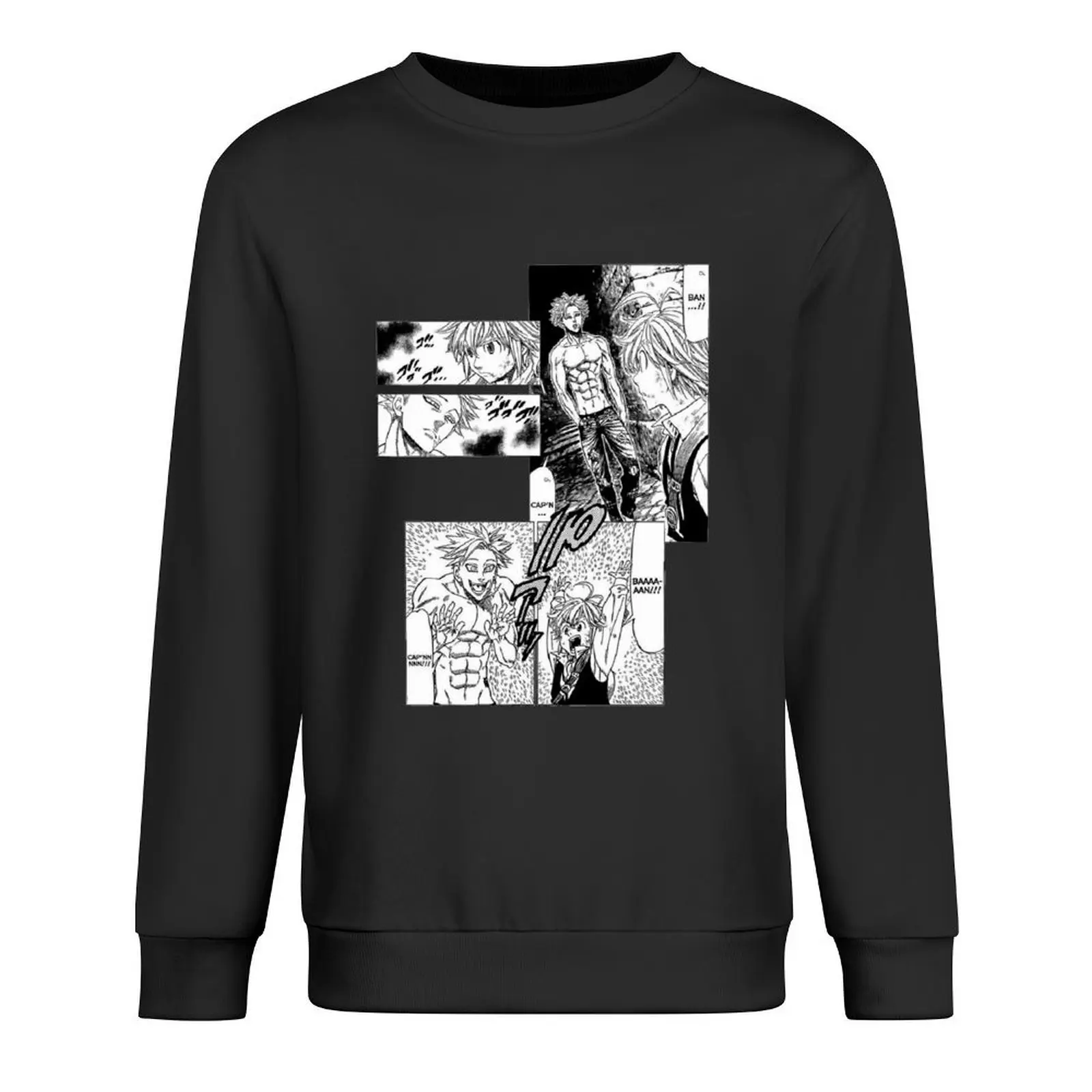 

Ban and Meliodas Meet - Manga Pullover men's autumn clothes men's clothes anime clothing tracksuits new in sweatshirts