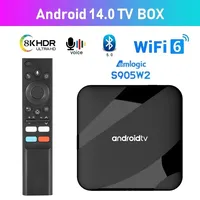 TV98 ATV W2 Android 14 TV Box 5G Dual Wifi6 TV HD 8K Video BT5.0 S905W2 Quad Core 4K 3D Voice Media Player 4GB 64GB Set Top Box