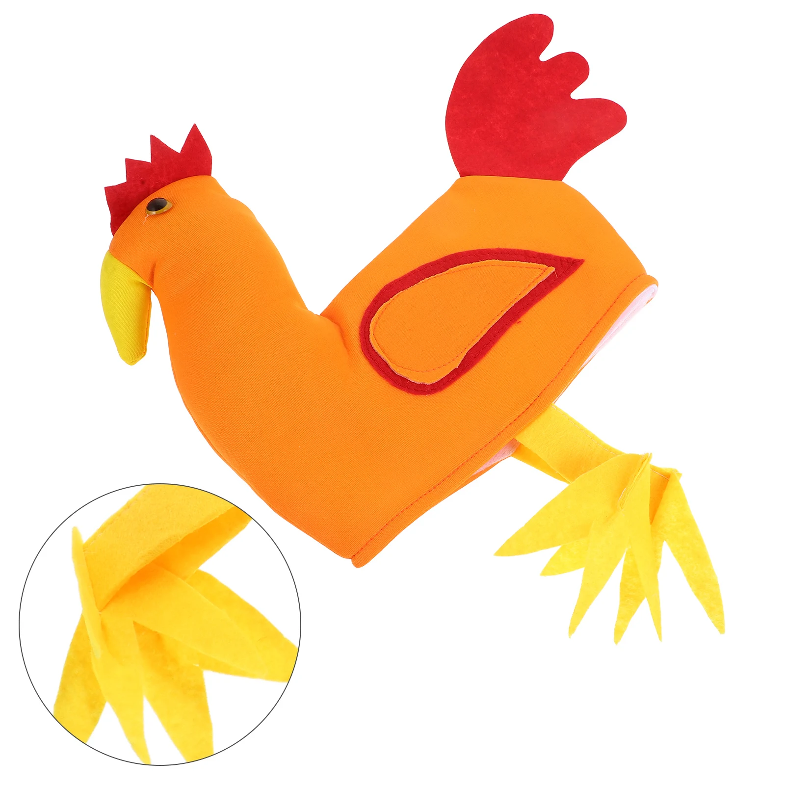 

Animal Headgear Chicken Plastic Carnival Party Decorations Kids Performances Stage Shows Themed Events Cartoon Design