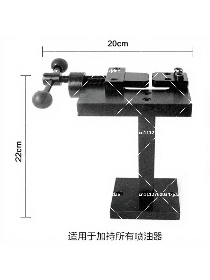 Universal Grip Clamping Shelf Rail Diesel Injector Holder Metal Fixture Stand Tool Repair