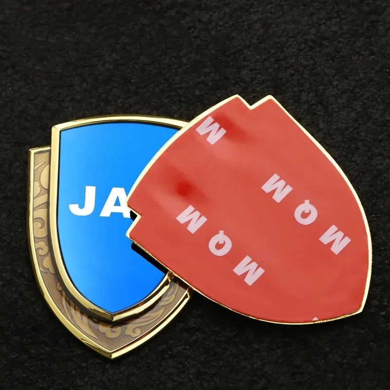 3D Metal Shield Shape Car Badge Sticker Tuning Styling Exterior Emblem Decal For JAC JS4 JS6 J7 JS8 Pro E30X RF8 J3 J5