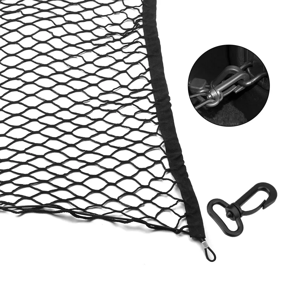 Car Trunk Storage Net Bag Cargo Luggage Nylon Elastic Mesh Hanging Nets Pocket Stowing Tidying Interior Accessories