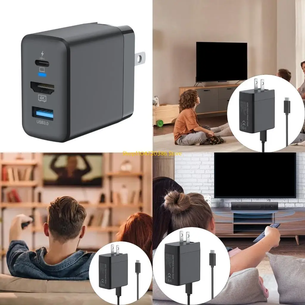 

K0EA Fast Charging Adapter for NS2 Portable Docking Station 60W Charging Dock