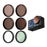 Filtro de lente ND para DJI Osmo Action 5 Pro 4 3 marco UV CPL ND8 ND16 ND32 ND64 cámara deportiva accesorios de disparo al aire libre