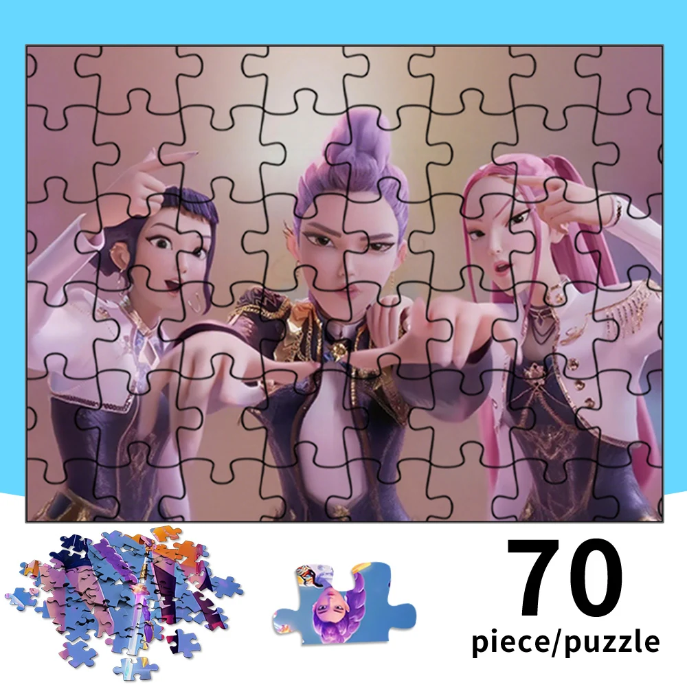 70 шт. KPOP охотники на демонов головоломка KPOP девушка группа коллекционная игрушка в подарок