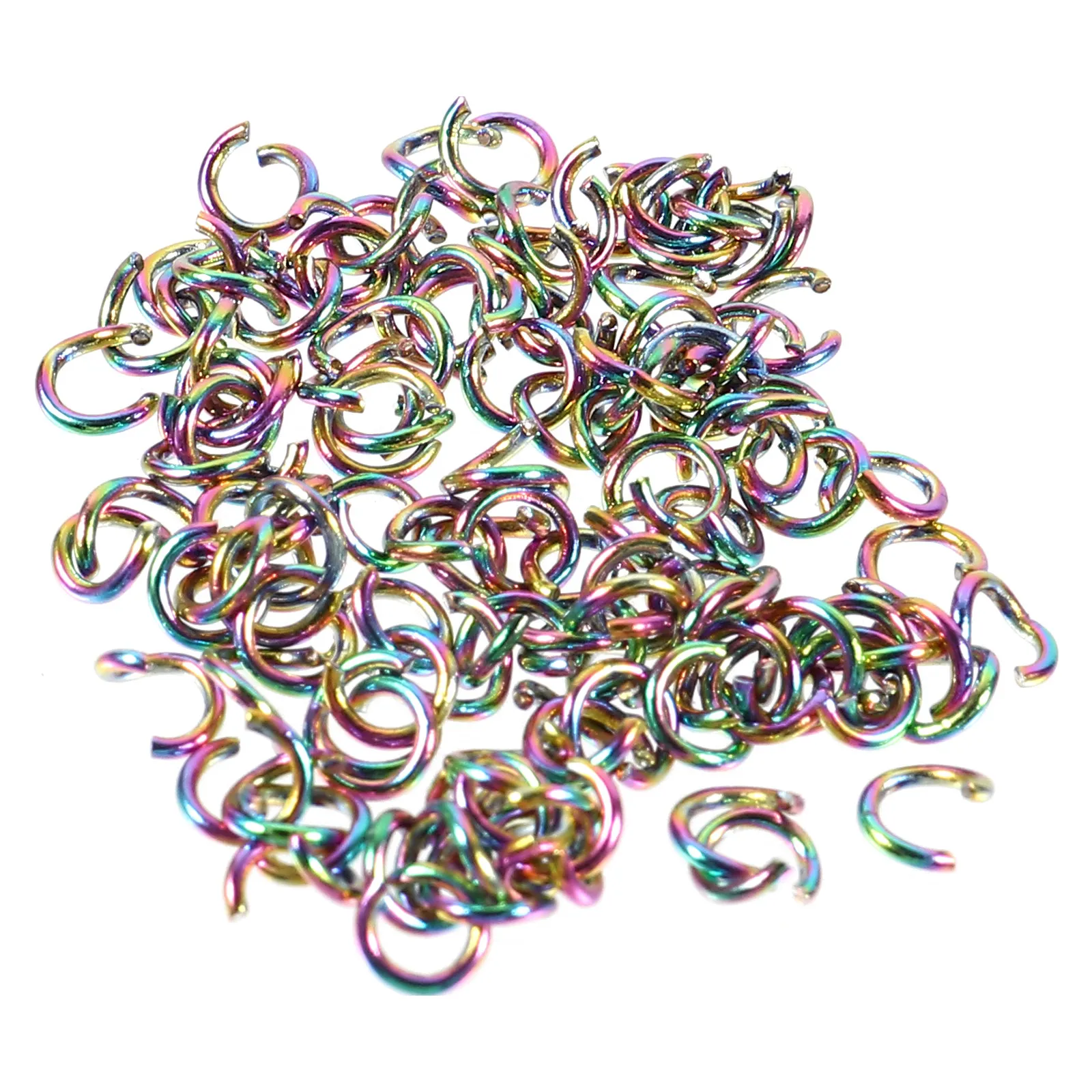 

100Pcs Stainless Steel Jewelry Accessories Open Jump Ring for DIY Craft Projects Durable Practical Use Open Jump Ring