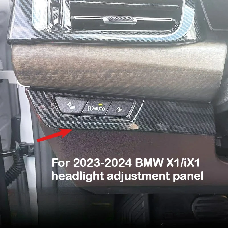 

For 2023-2024 BMW X1/iX1 central control headlight adjustment panel headlight switch board interior modification