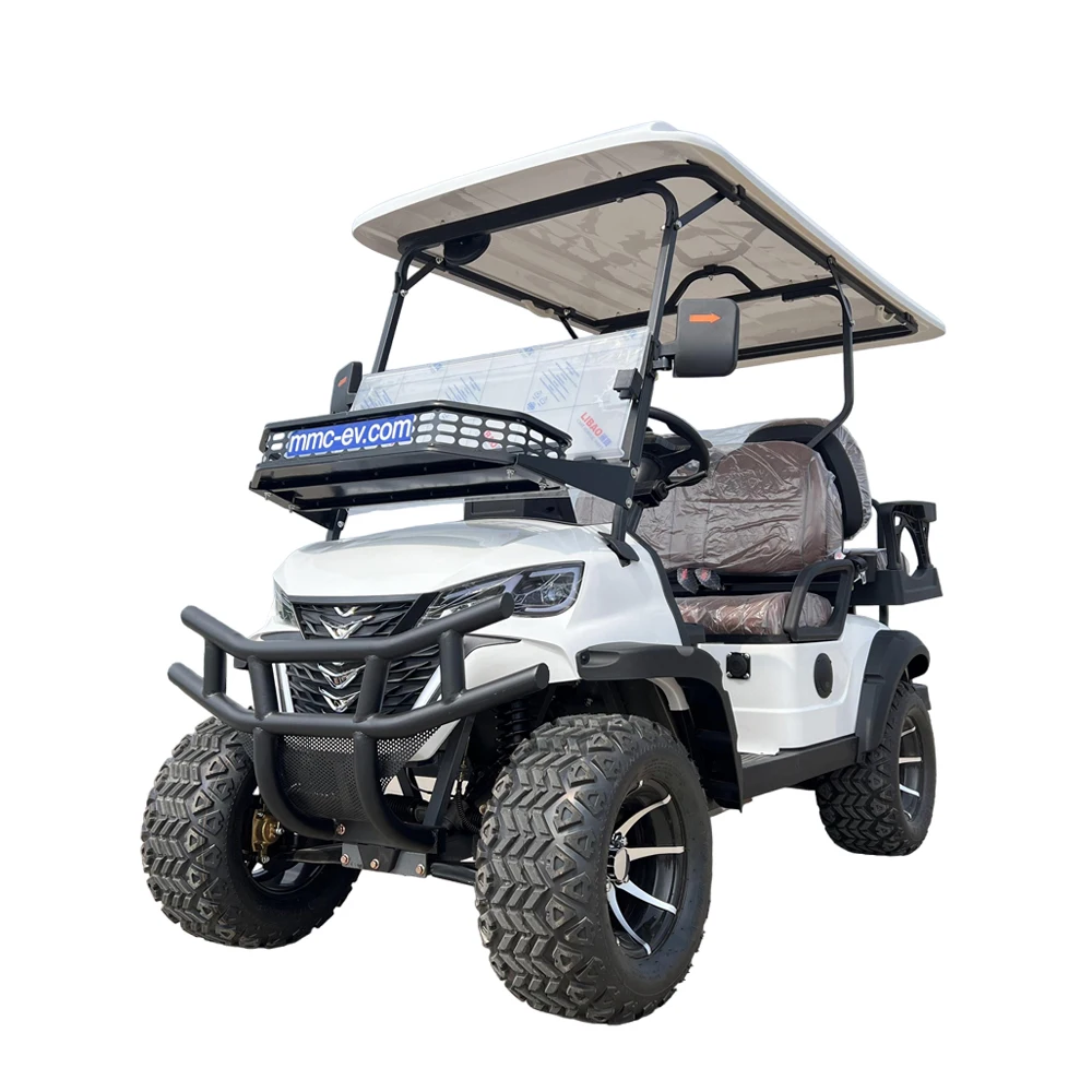 2 4 Passenger Lifted Adult Electric Car 2024 New Design Lithium Battery 4 Seater Golf Cart