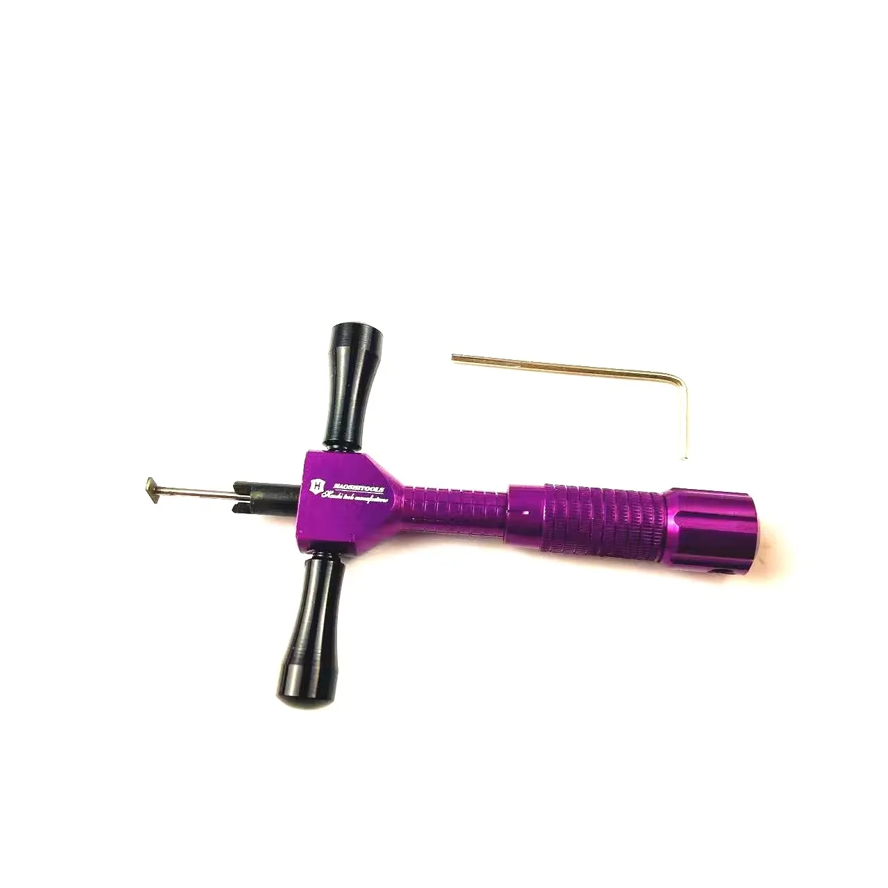Haoshi Tools Universal-Schlossöffner mit Klingensperre für professionelle Schlosser, Multifunktionales Handwerkzeug für Türschlösser – Detail 5