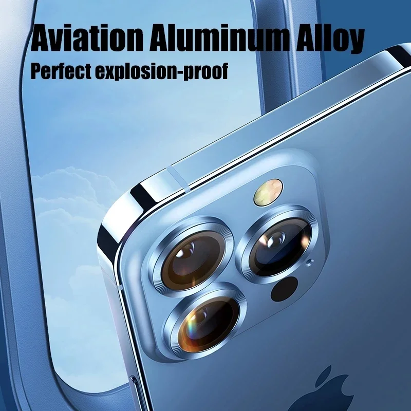 Металлическая Алмазная Защита объектива камеры для IPhone 16 Pro Max 16Plus 15, светящаяся Защитная линза, стекло для iPhone 14 PRO MAX 13 Pro