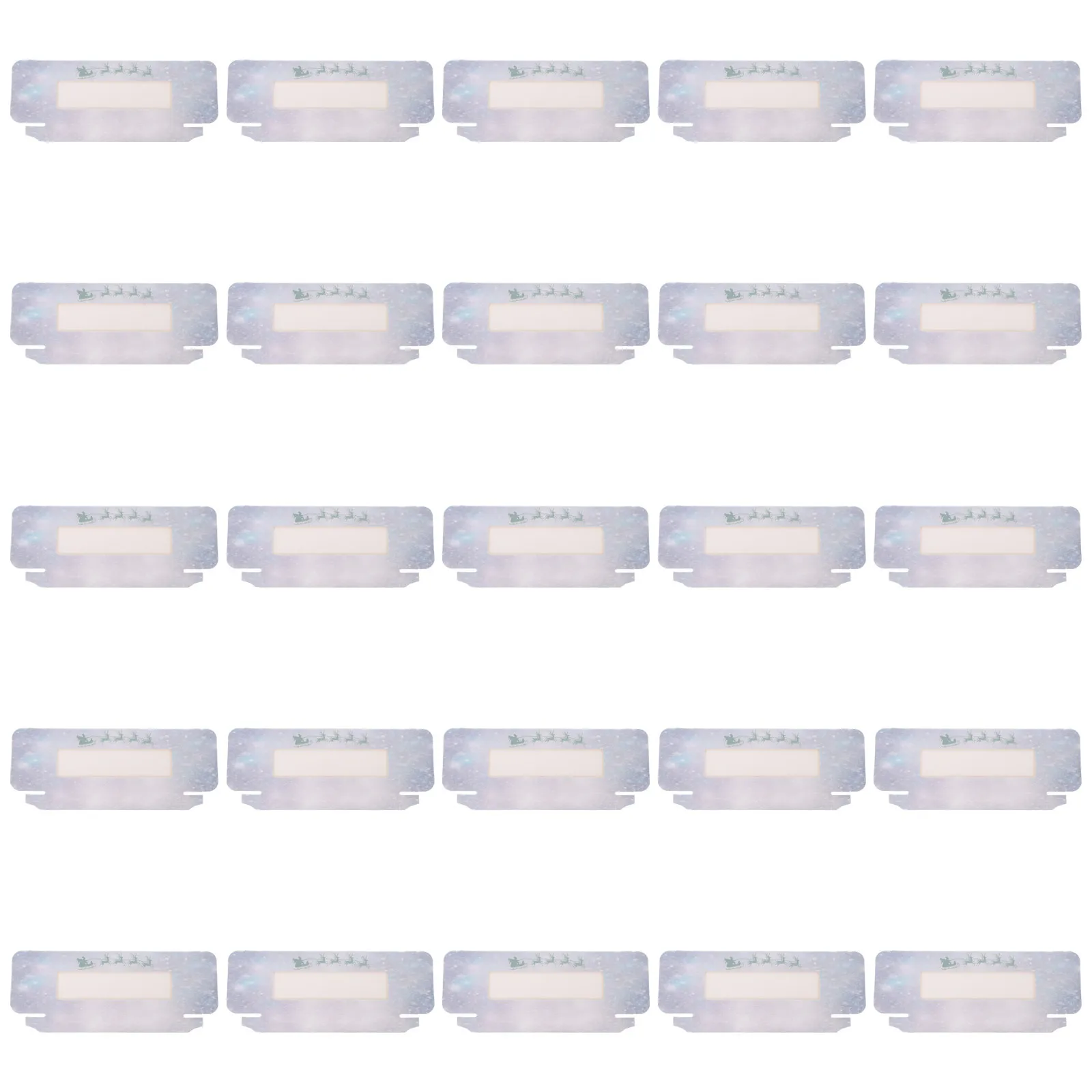 

25Pcs Xmas False Eyelash Storage Boxes Paper Christmas Eyelash Case Portable Organizer Holder Lash Protection Packaging Box