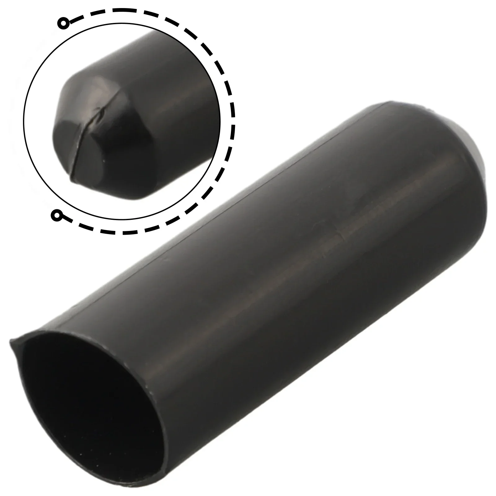 10pcs Warm Shrink End Cable Cap Heat Shrink Sealing Cap Voltage Line Polyolefin For Telecom Power Cables Electrical Equipment